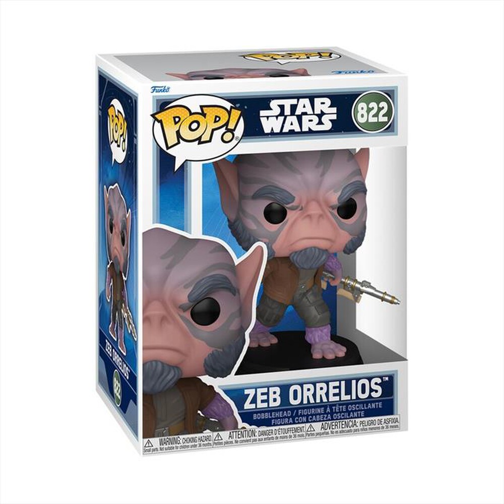Immagine del prodotto FUNKO - POP Star Wars Zeb Orrelios 822 - 90450
