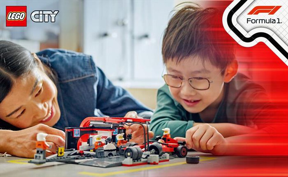 Immagine del prodotto LEGO - CITY F1 Pitstop e meccanici con Ferrari F1&reg; 60443