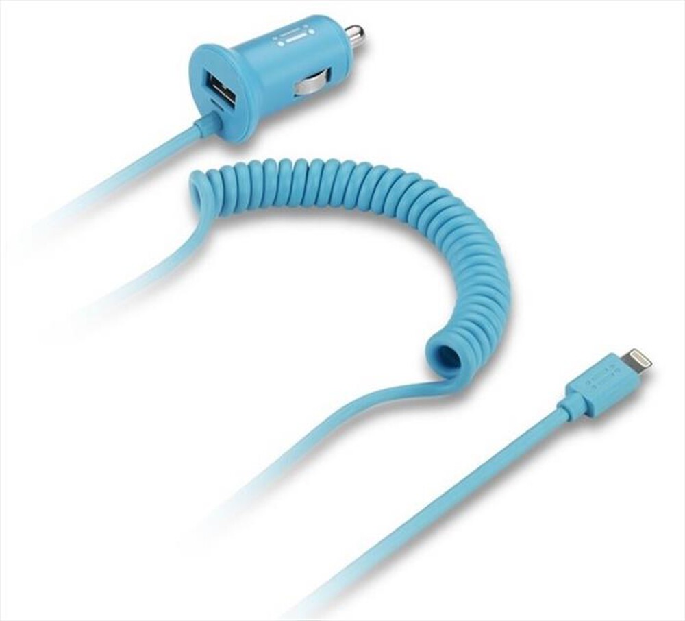 Immagine del prodotto AIINO - Car Charger 1USB 2.4A w/built-in Micro USB-Blue