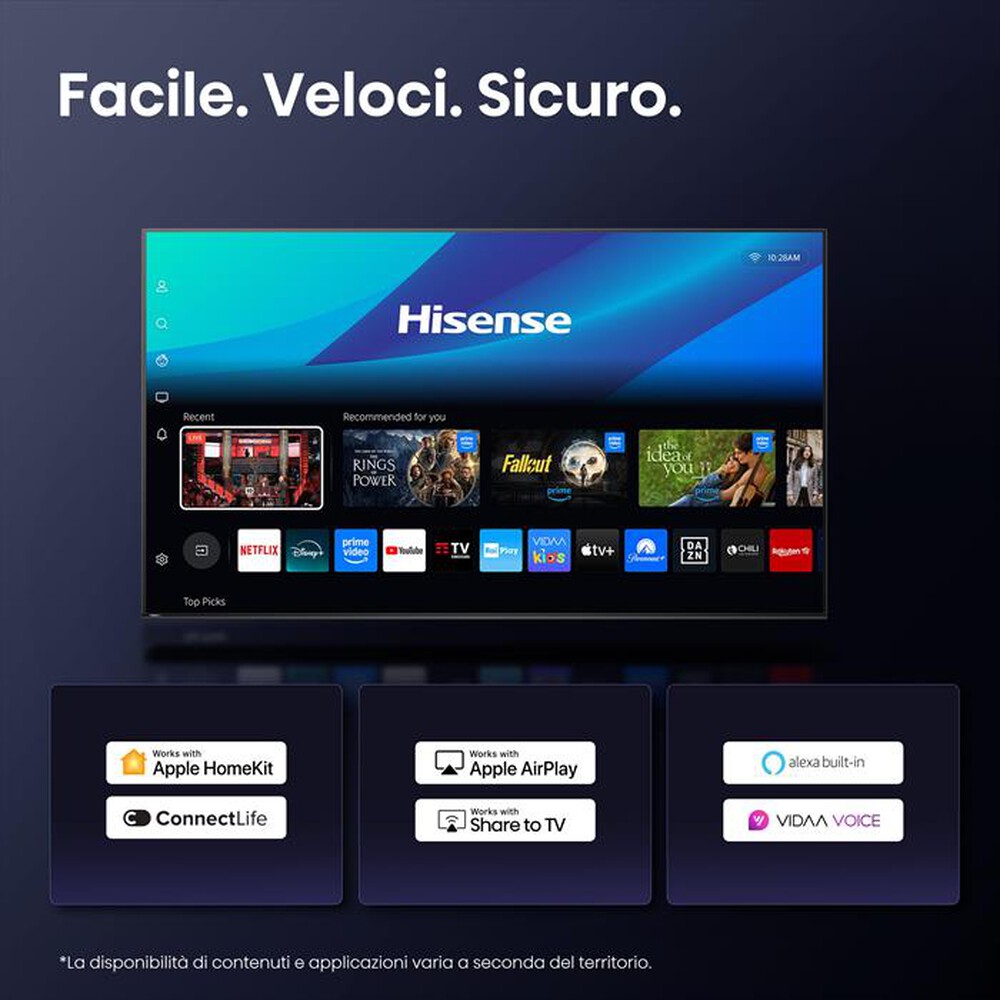 Immagine del prodotto HISENSE - Smart TV QLED 75" 4K Ultra HD 75E79Q-NERO