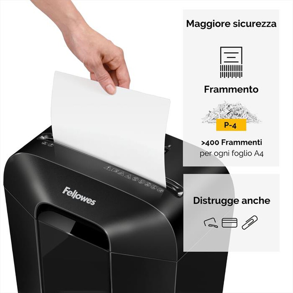 Immagine del prodotto FELLOWES - Distruggidocumenti LX70-nero