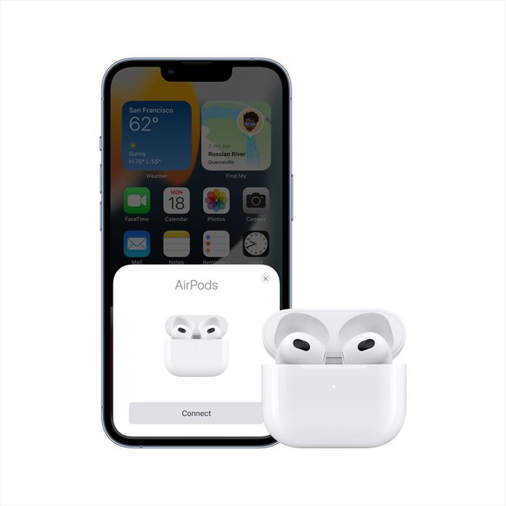 Immagine del prodotto APPLE - AIRPODS (3 GENERAZIONE) CON CUSTODIA LIGHTNING