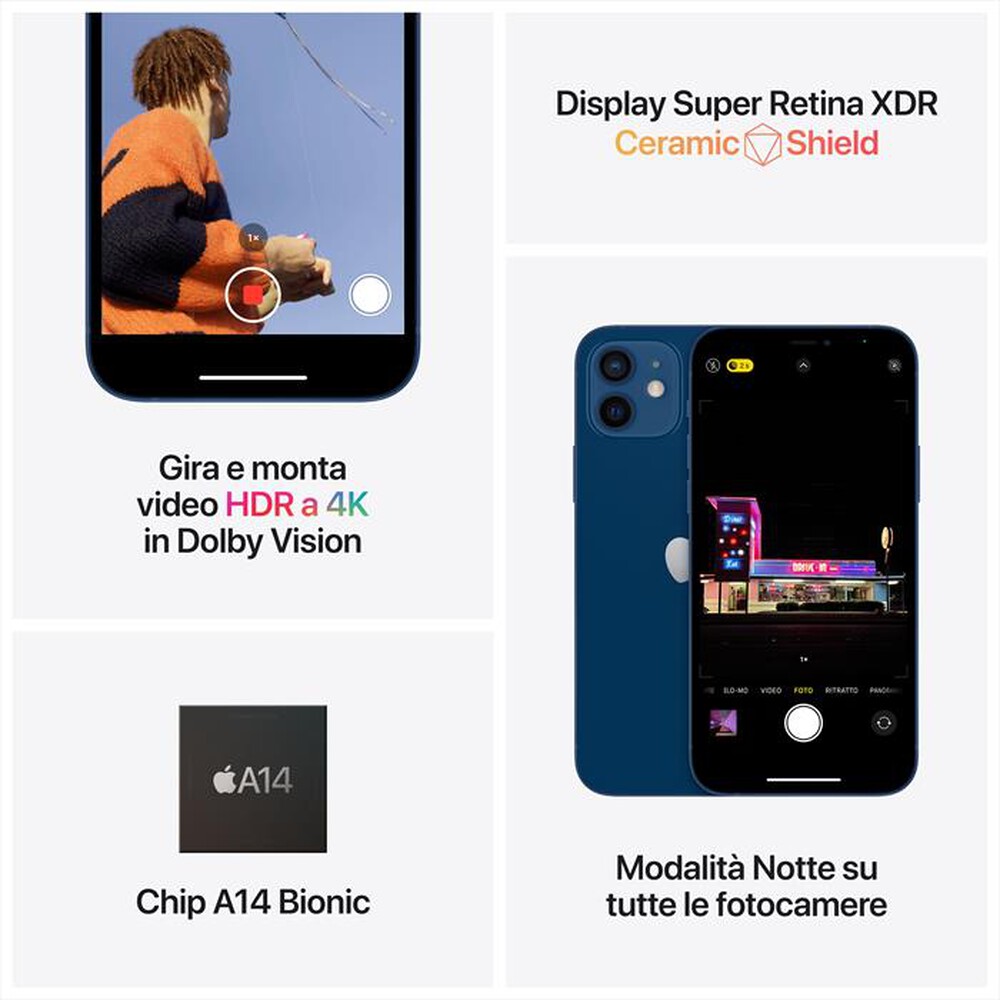 Immagine del prodotto APPLE - iPhone 12 256GB-Nero