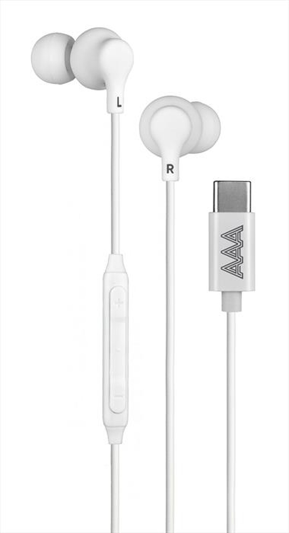 Immagine del prodotto AAAMAZE - AURICOLARI IN EAR BUD A FILO USB-C-Bianco