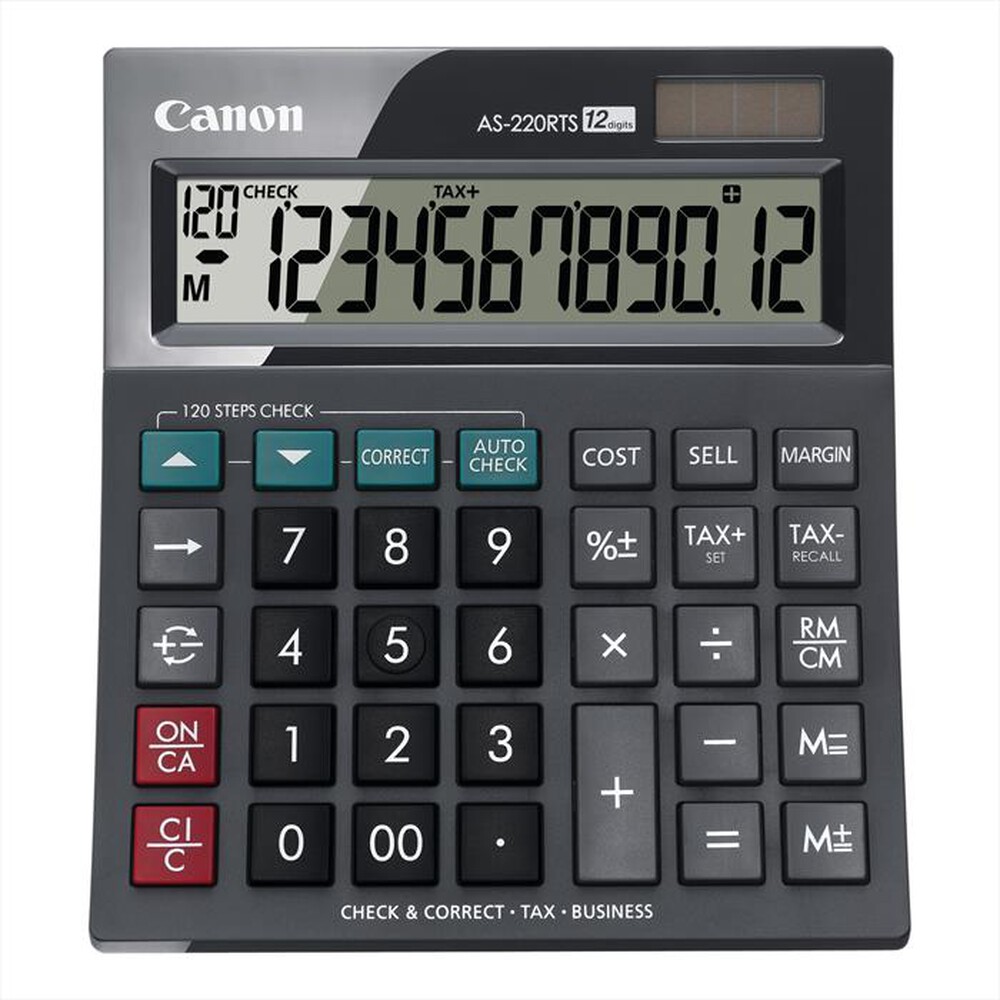 Immagine del prodotto CANON - Calcolatrice AS-220RTS-Black