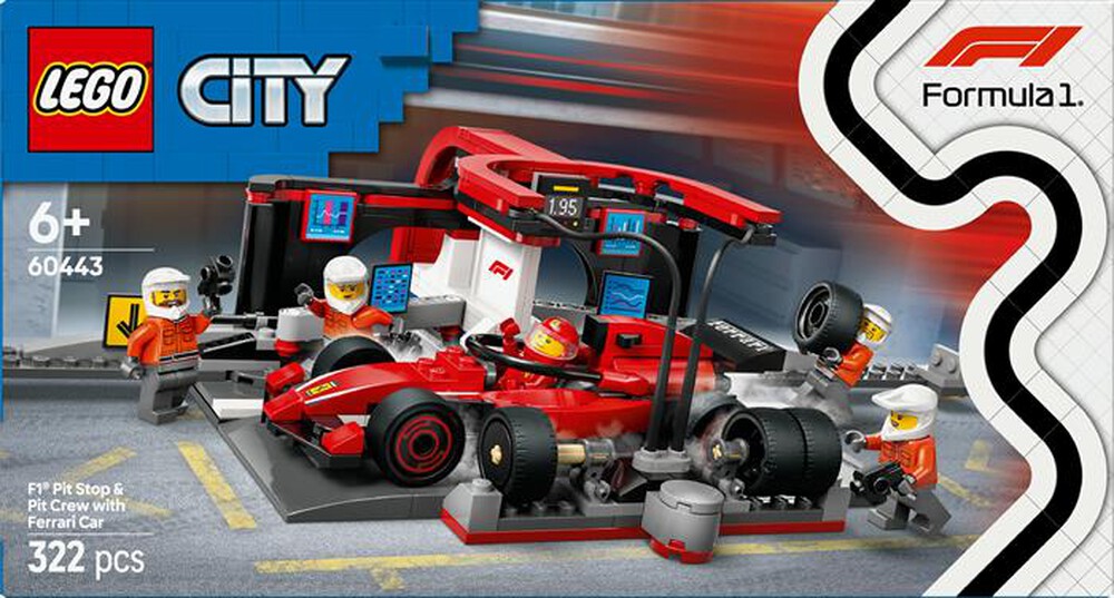 Immagine del prodotto LEGO - CITY F1 Pitstop e meccanici con Ferrari F1&reg; 60443