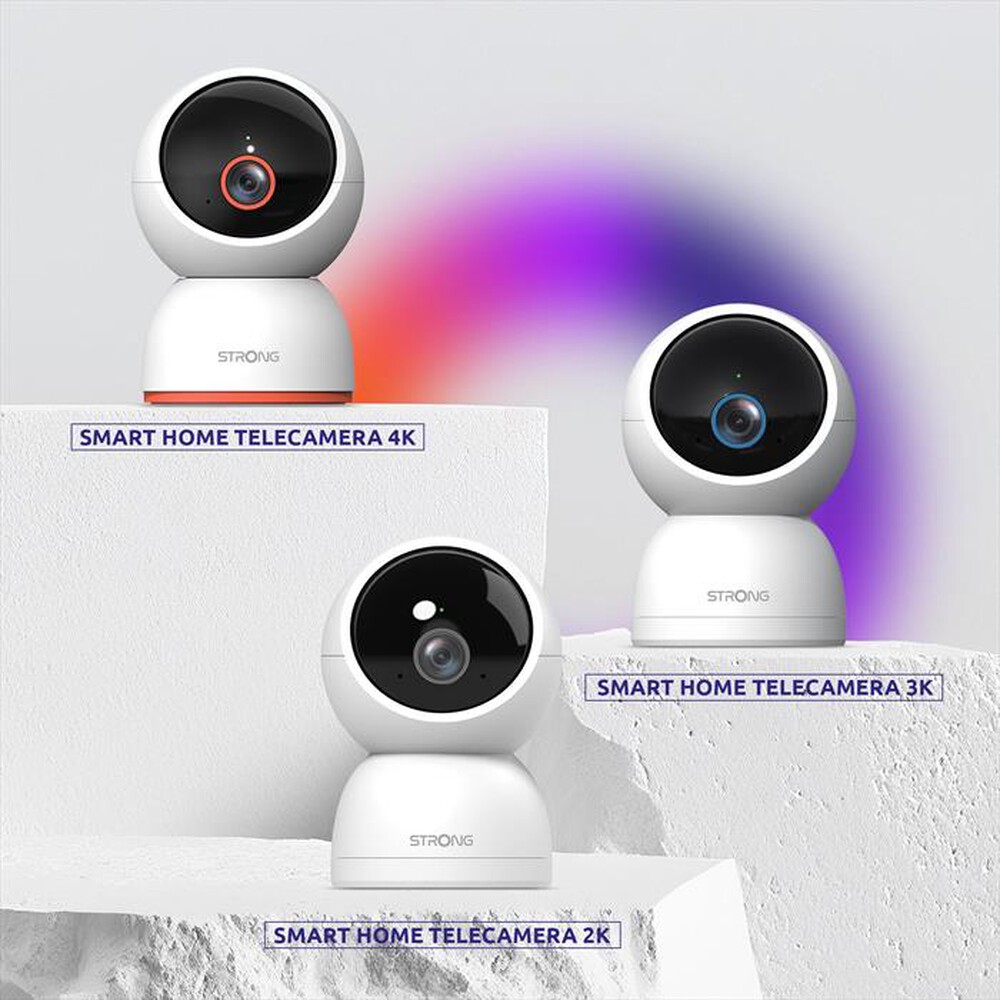 Immagine del prodotto STRONG - Telecamera Wi-Fi Interno 2K SHC04IR0-W-BIANCO
