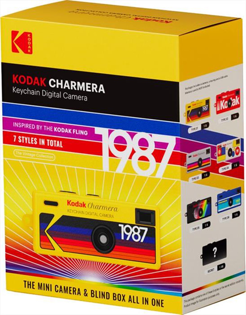 Immagine del prodotto KODAK - Fotocamera Digitale Portachiavi CHARMERA-Multicolore
