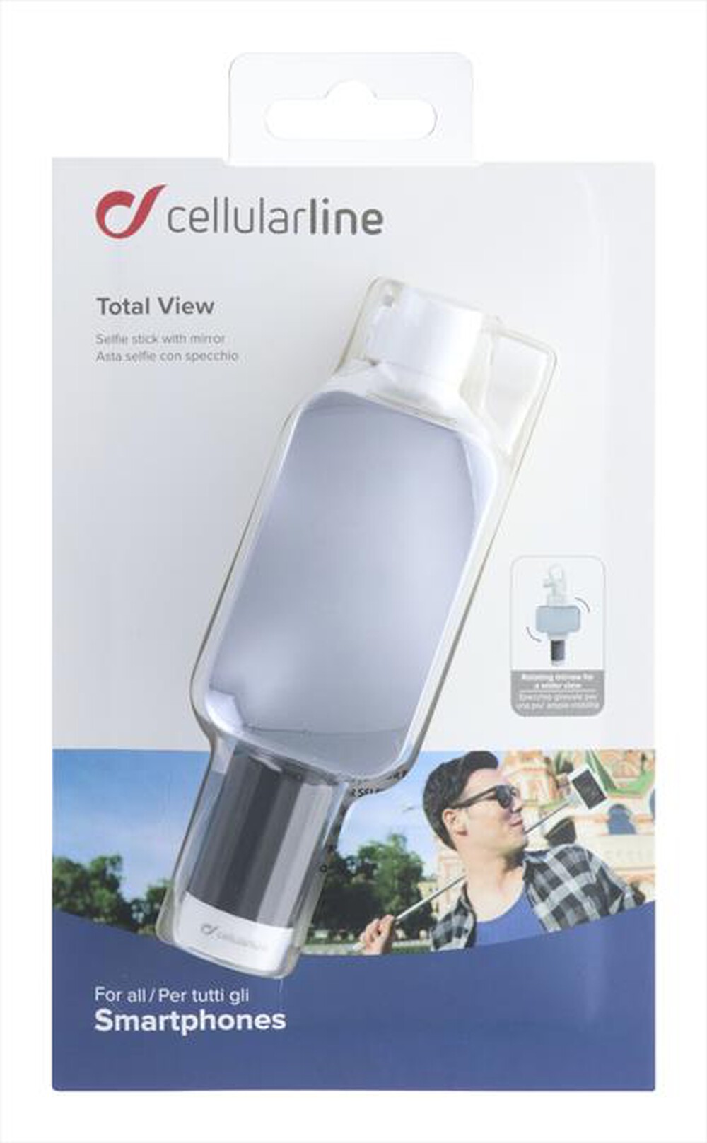 Immagine del prodotto CELLULARLINE - SELFIESTICKVIEWK-Nero