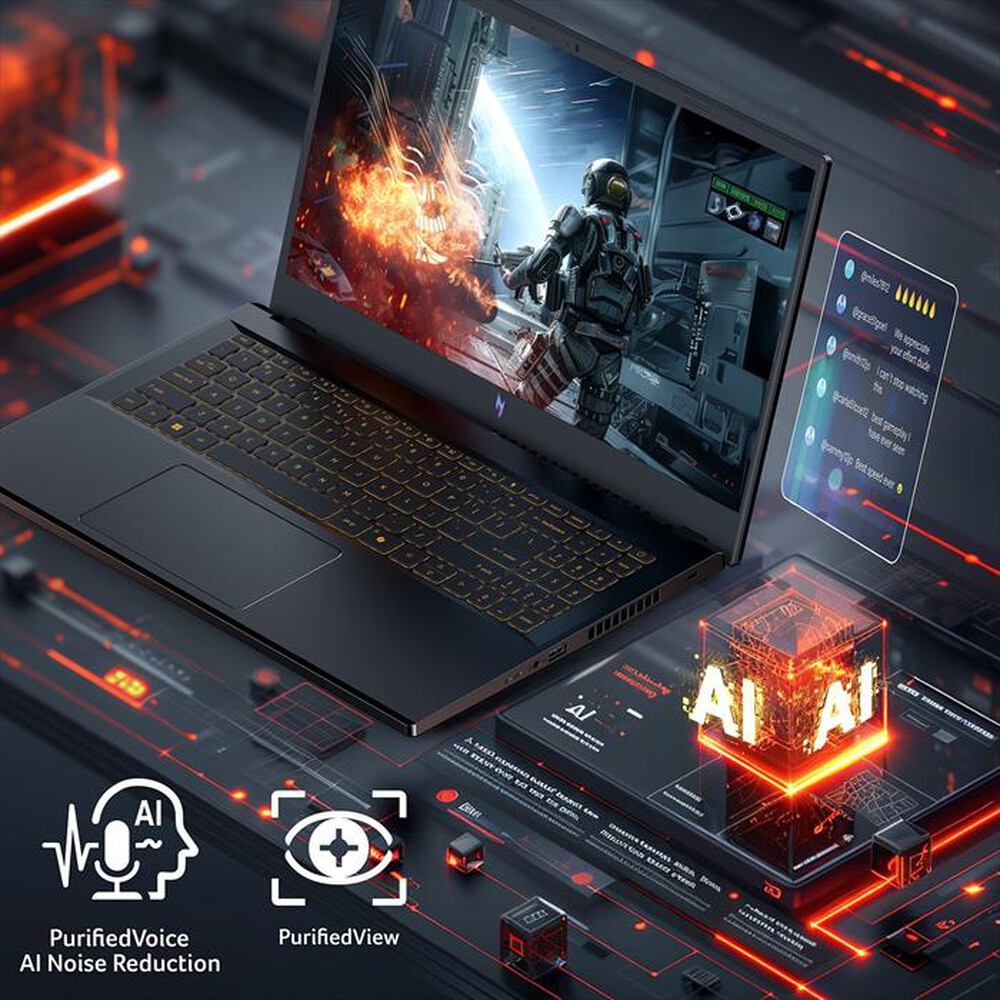 Immagine del prodotto ACER - Notebook gaming NITRO V 15 ANV15-52-912J 15.6"-Nero