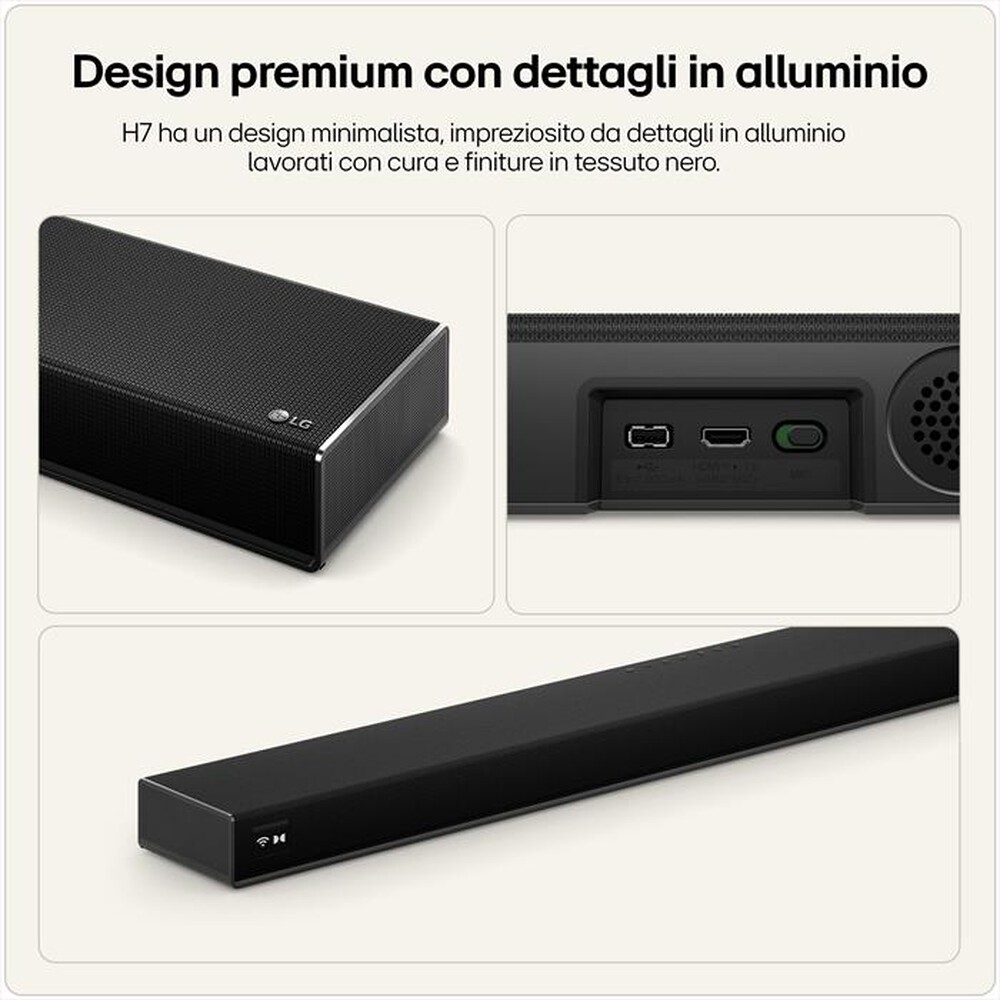 Immagine del prodotto LG - Soundbar all-in-one SOUND SUITE H7-Black