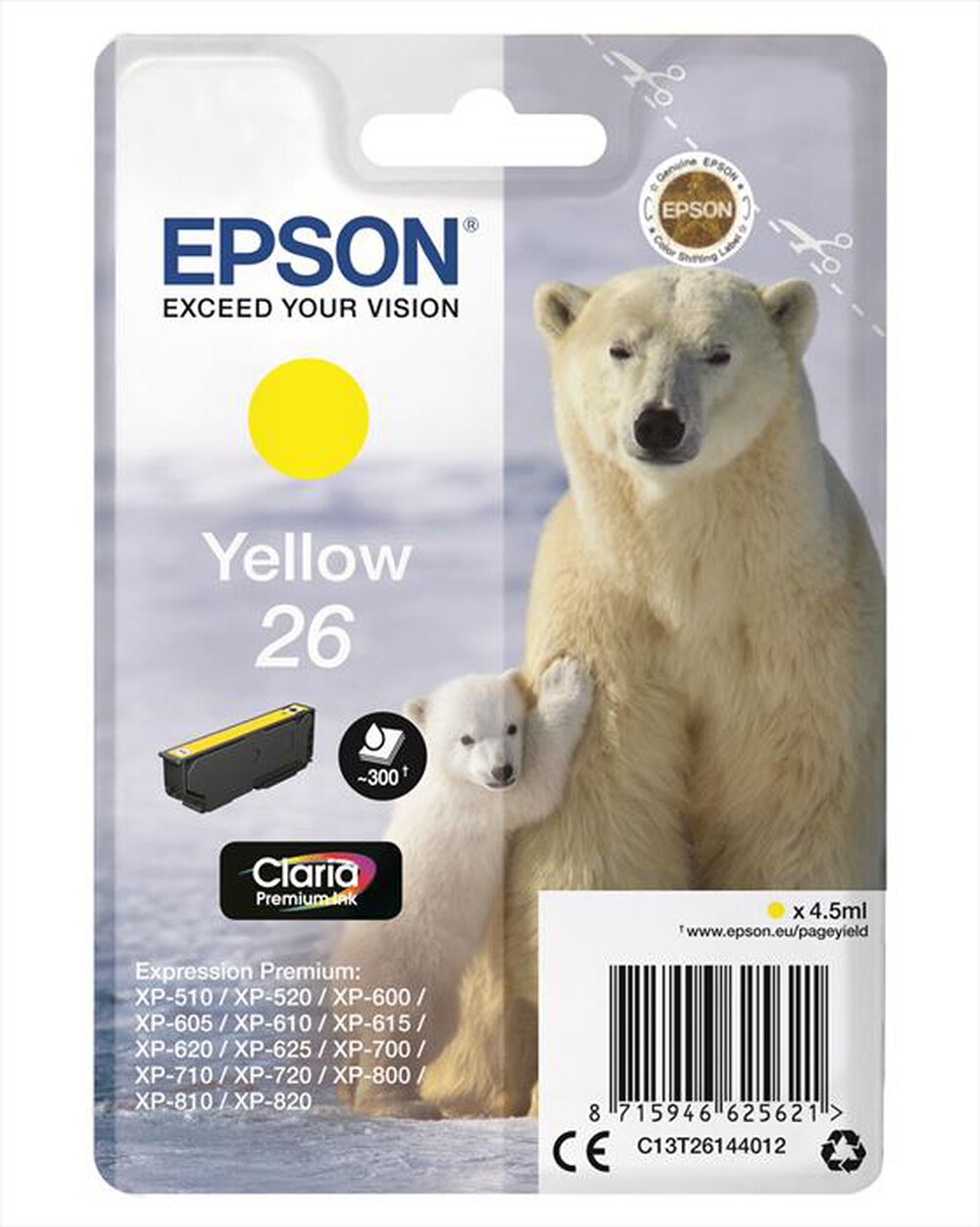 Immagine del prodotto EPSON - C13T26144022-Giallo