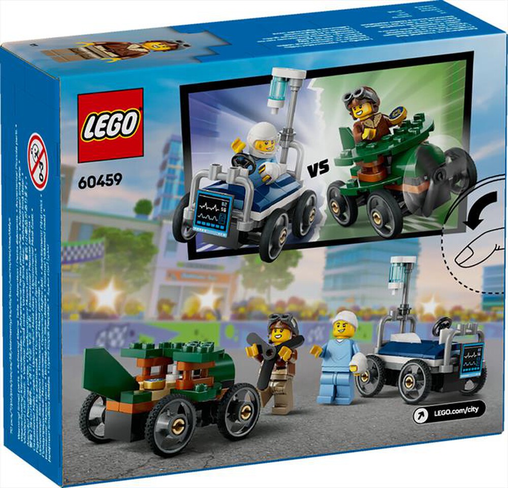 Immagine del prodotto LEGO - CITY Veicoli da corsa aereo letto d&rsquo;ospedale 60459