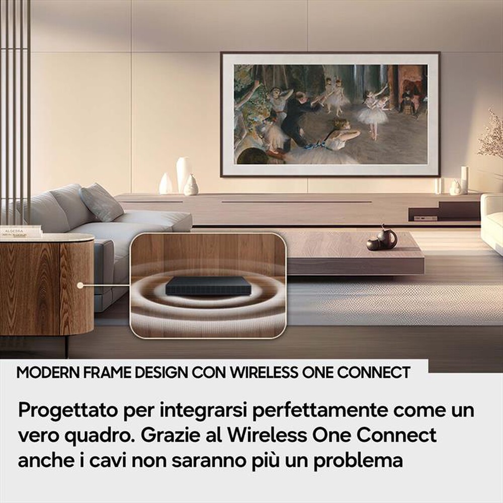 Immagine del prodotto SAMSUNG - Smart TV The Frame Pro QLED 4K AI QE55LS03HWUXZT-Black