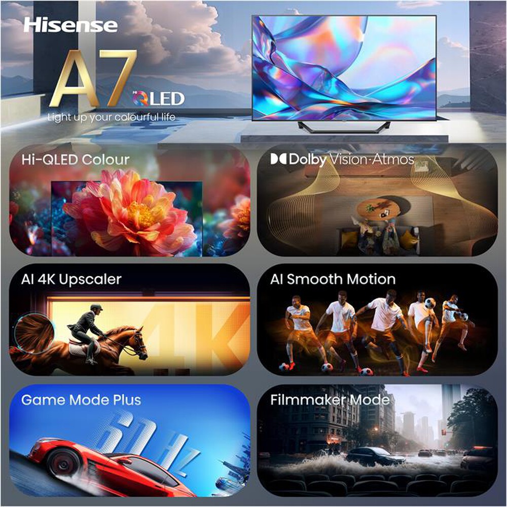Immagine del prodotto HISENSE - Smart TV QLED 4K 43" 43A79S-NERO