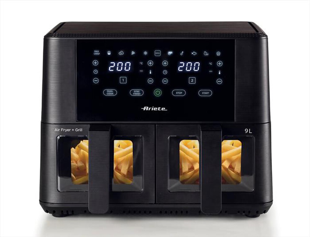 Immagine del prodotto ARIETE - Friggitrice ad aria doppia 4631 9L 2400W-Nero