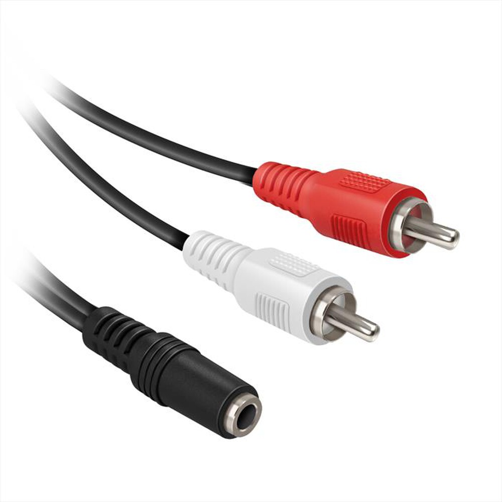 Immagine del prodotto VIVANCO - Cavo audio Jack 3,5 mm femmina a 2 RCA maschio-Nero