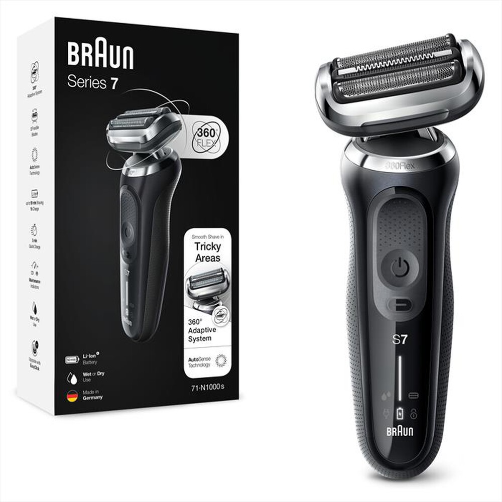 Immagine del prodotto BRAUN - Rasoio Elettrico Uomo SERIES 7 71-N1000S Flex 360&deg;-NERO
