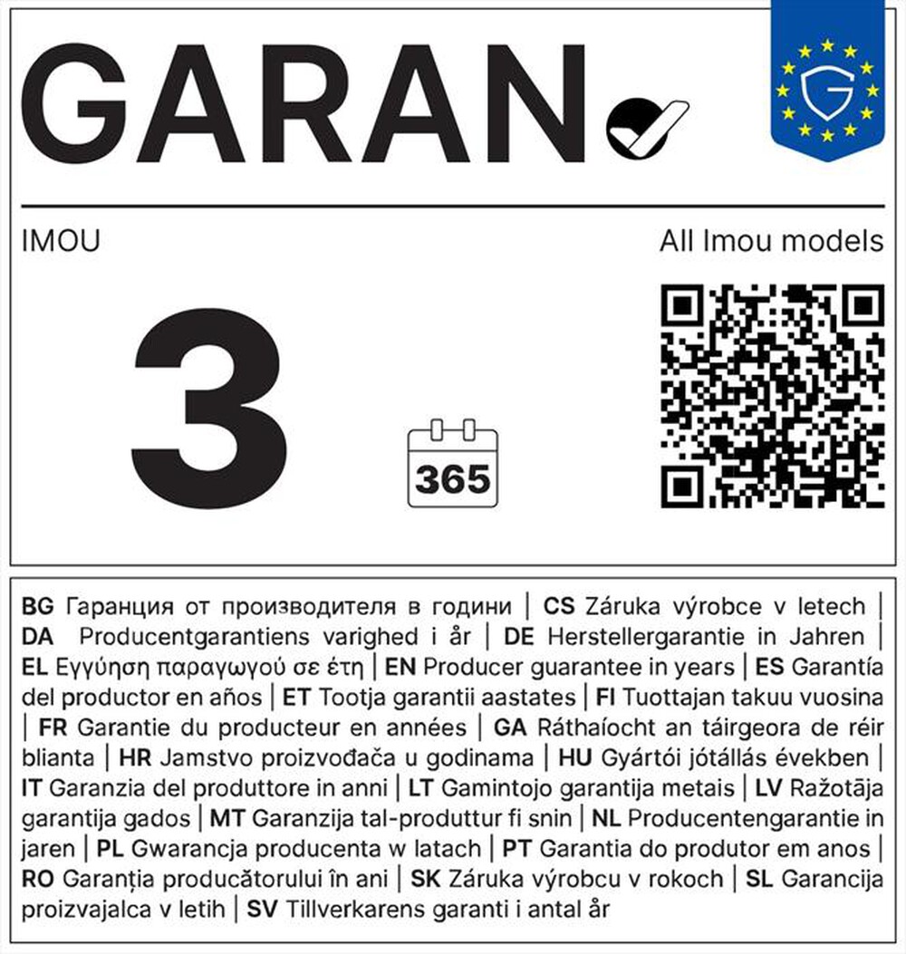 Immagine del prodotto IMOU - Telecamera da esterno BULLET 3 3K-bianco