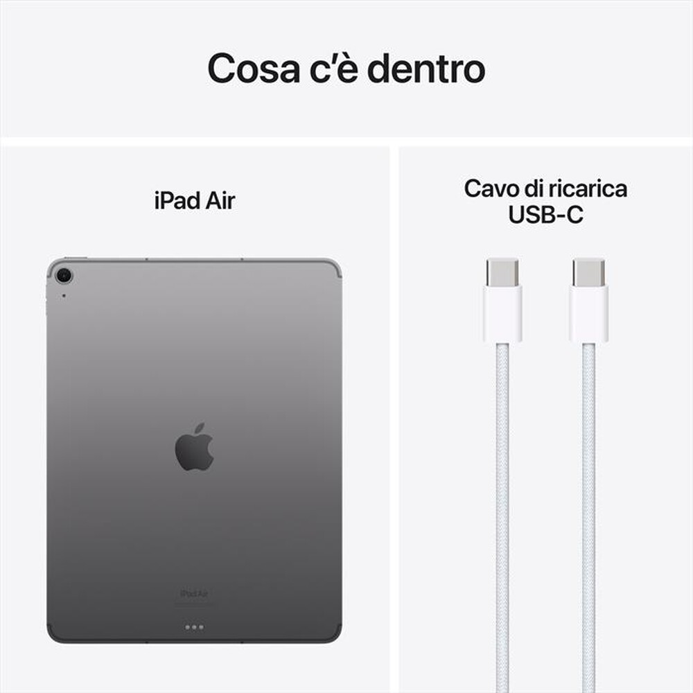 Immagine del prodotto APPLE - iPad Air 13'' Wi-Fi + Cellular 128GB-GrigioSiderale