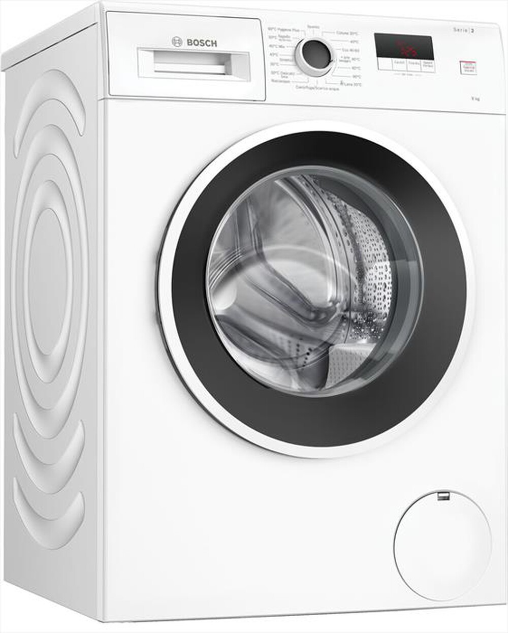 Immagine del prodotto BOSCH - Lavatrice Serie 2 WGE03200IT 8Kg 1200g/m Classe A-Bianco