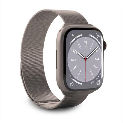 PURO - Cinturino MILANESE PUMILAW44TIT Apple Watch-Titanium