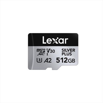 LEXAR - Supporto SDXC 512GB PLUS A2 V30-grigio