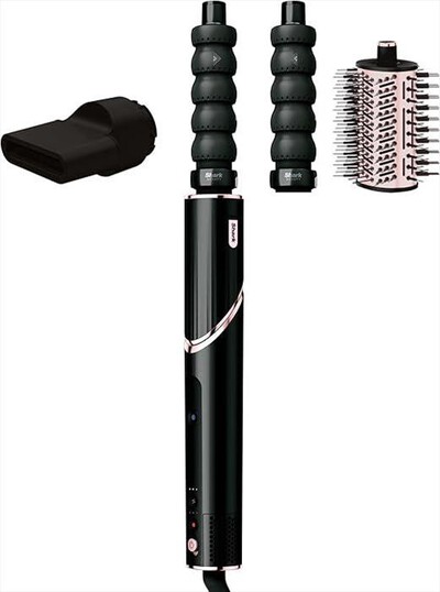 SHARK - STYLER E ASCIUGACAPELLI FLEXSTYLE-Nero e Rosa Gold