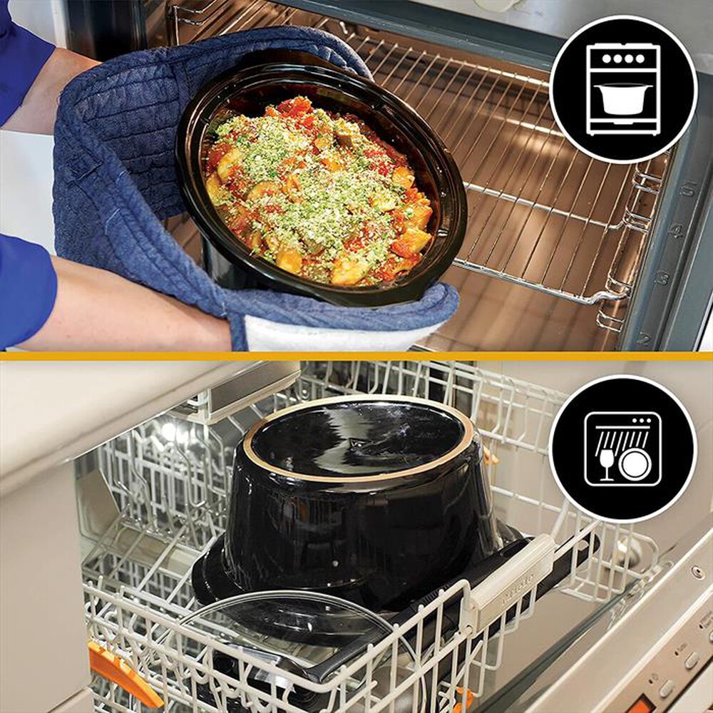 Immagine del prodotto Crock Pot - SLOW COOKER 4,7 LT COPERCHIO CERNIERA-Black