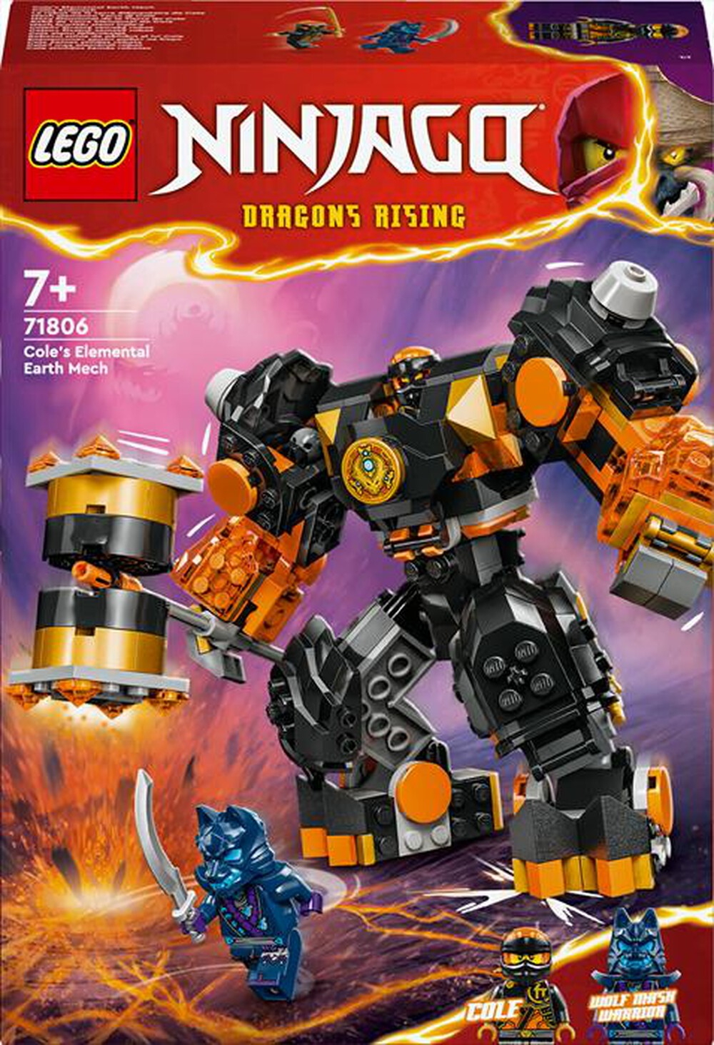 Immagine del prodotto LEGO - NINJAGO Mech elemento Terra di Cole 71806