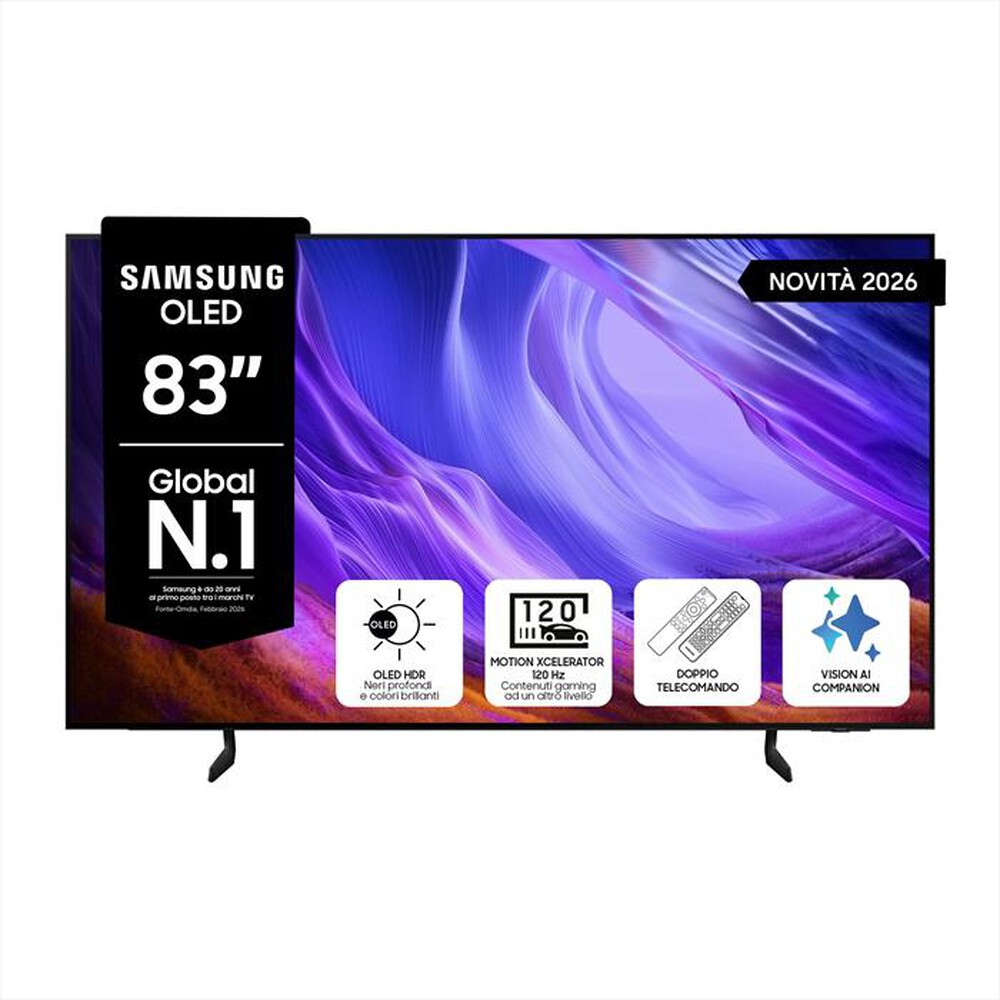 Immagine del prodotto SAMSUNG - Smart TV OLED 4K AI 83" QE83S85HAEXZT-Black