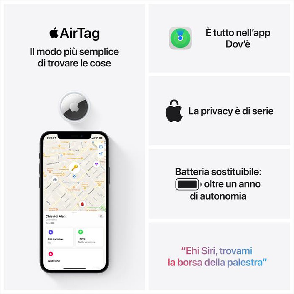 Immagine del prodotto APPLE - AirTag (4 Pack)