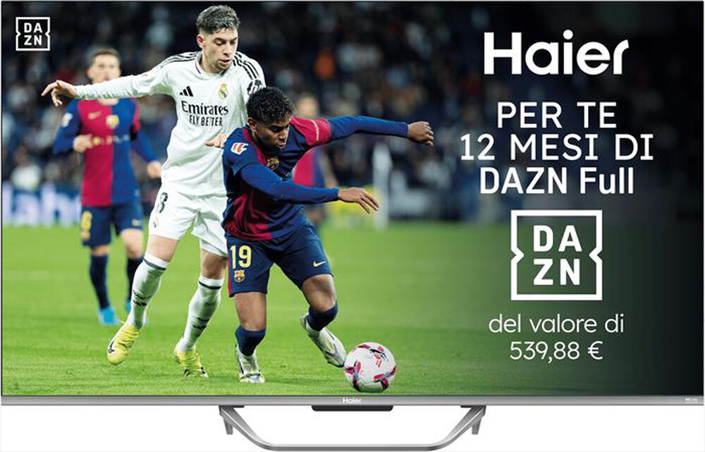 HAIER - Smart TV QLED UHD 4K Wi-Fi 65" H65Q80FUX-Nero