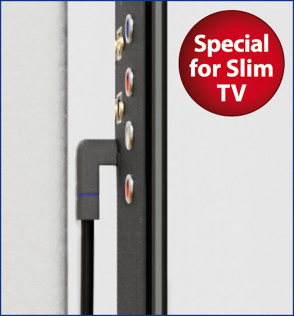 Immagine del prodotto MELICONI - Cavo Antenna con plug 90 gradi 2 MT ANT2M90-Bianco