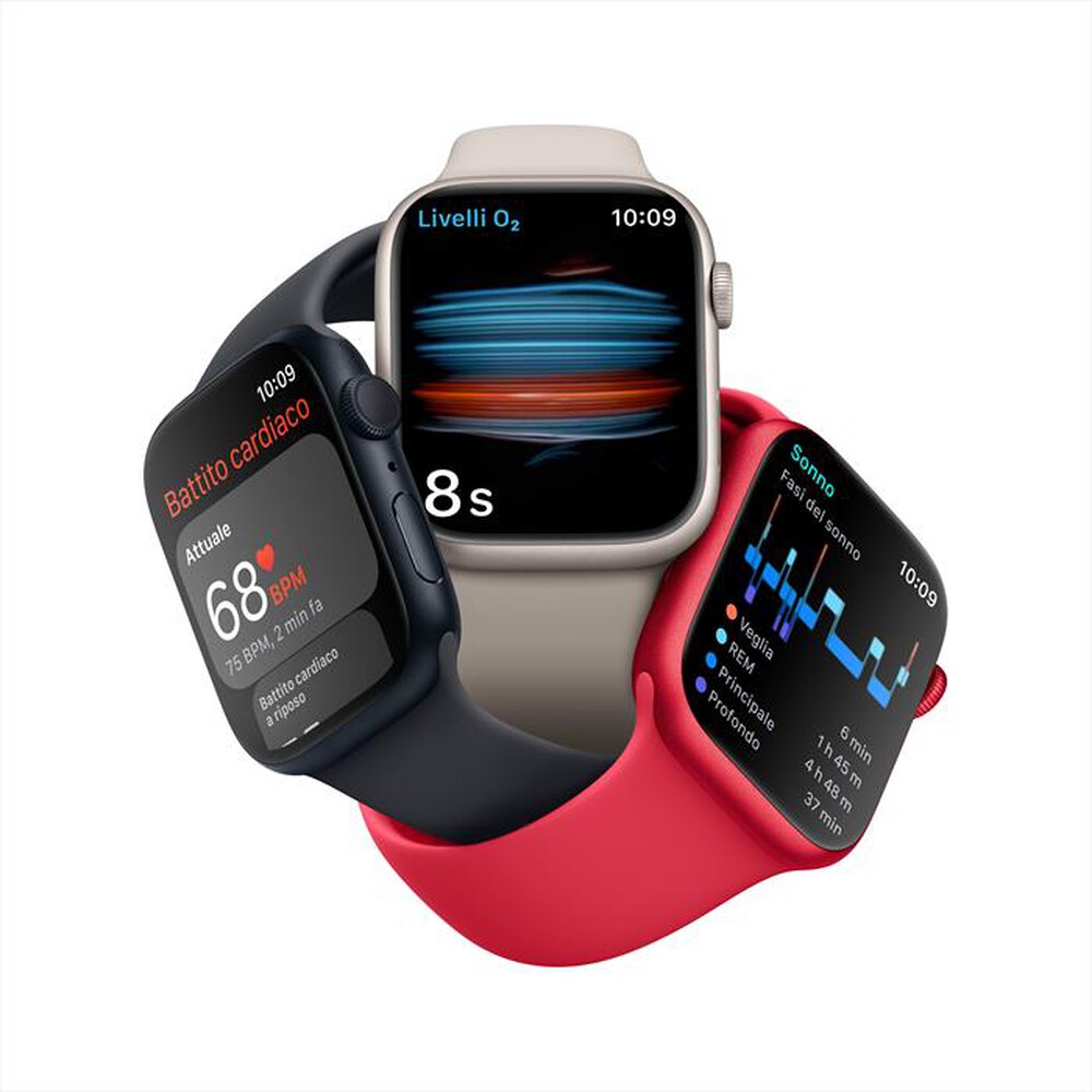 Immagine del prodotto APPLE - Watch Series 8 GPS 41mm Alluminio-Mezzanotte
