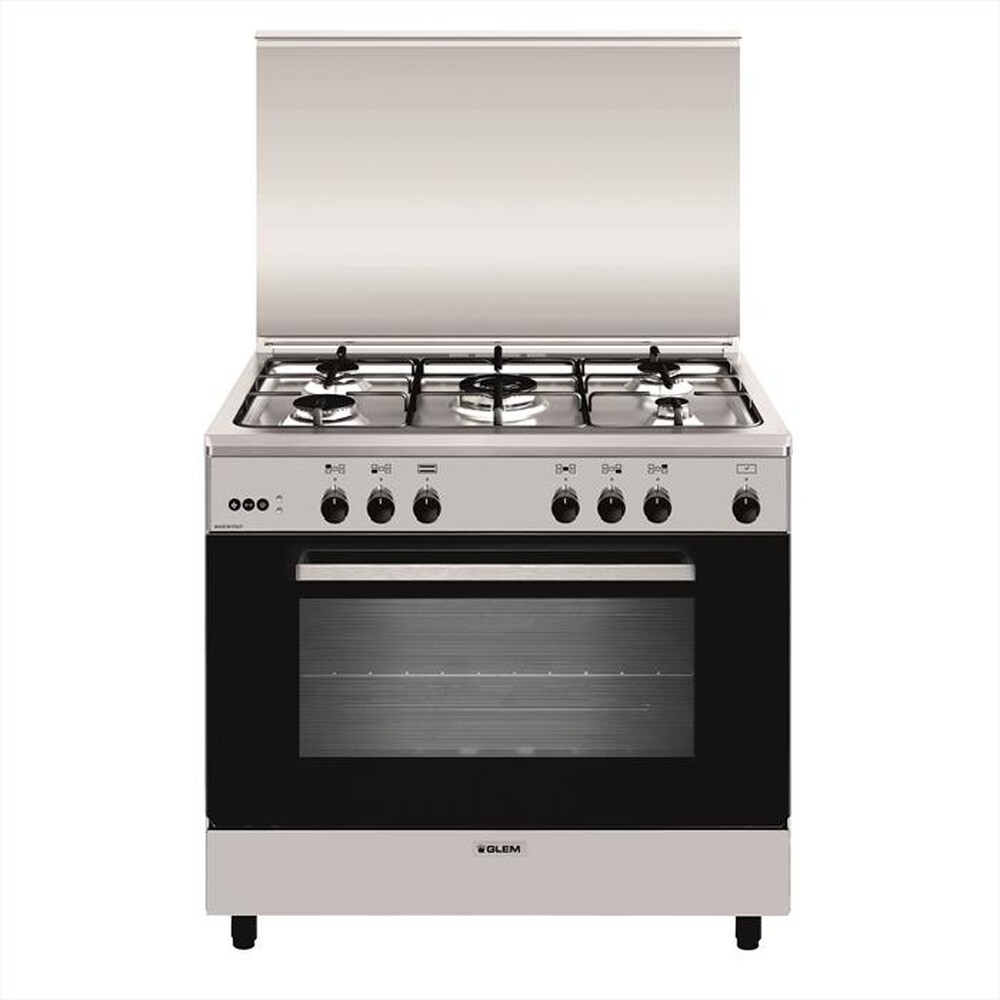 GLEM GAS - Cucina a gas AN965VI Classe A-inox