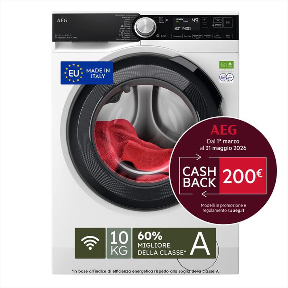 Immagine del prodotto AEG - Lavatrice XLR9FBGA10SY 10Kg Classe A-Bianco