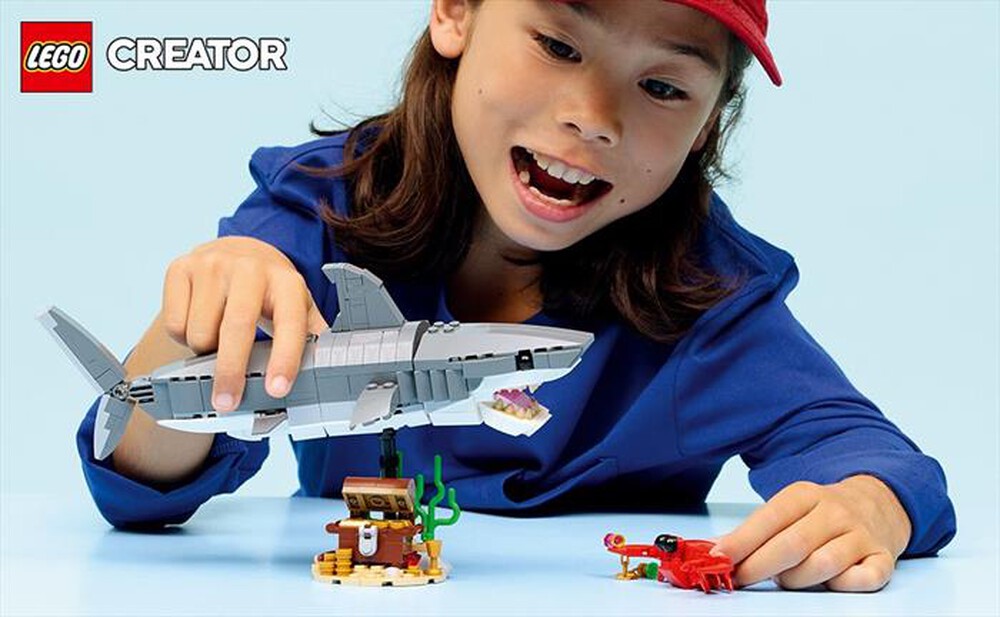 Immagine del prodotto LEGO - CREATOR 3IN1 Squalo con scrigno del tesoro - 31381