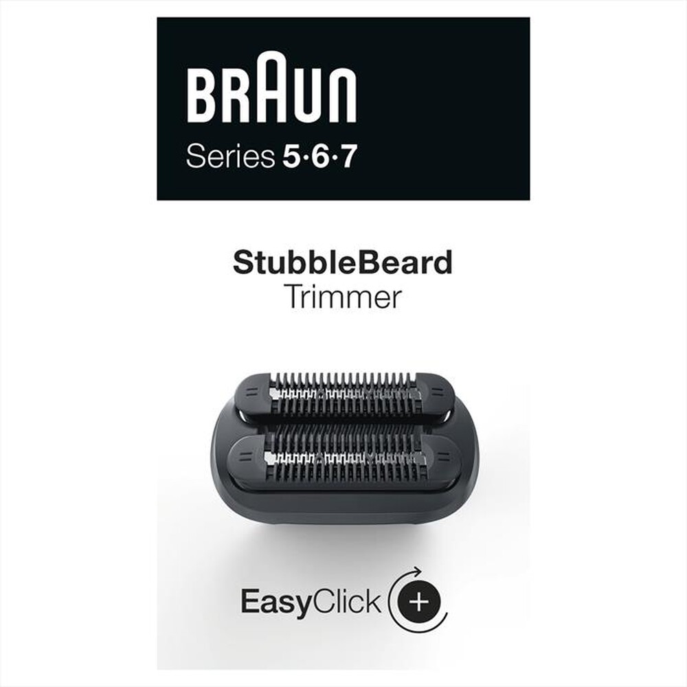 Immagine del prodotto BRAUN - EasyClick Rifinitore Effetto Barba Incolta-Nero