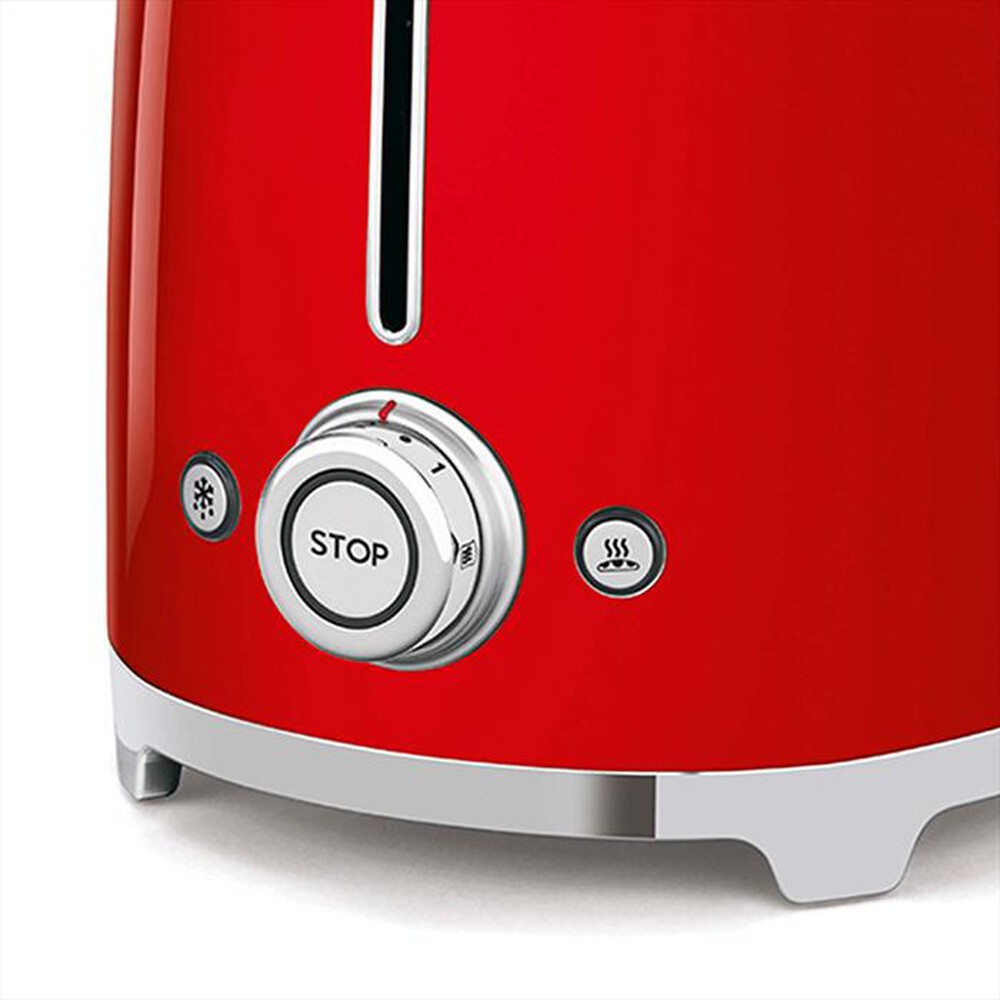 Immagine del prodotto SMEG - Tostapane 50's Style 2x4 fette &ndash; TSF02RDEU-rosso