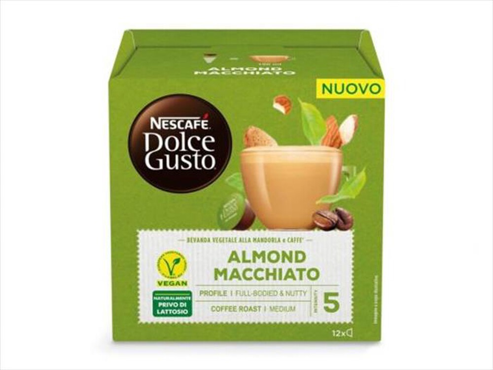 Immagine del prodotto NESCAFE' DOLCE GUSTO - Almond Macchiato 12 Caps-Verde