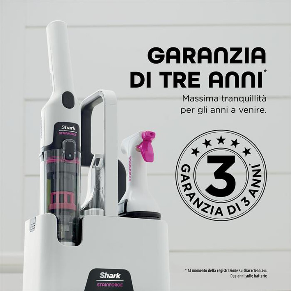 Immagine del prodotto SHARK - Smacchiatore senza filo STAINFORCE SPOT CLEANER-Bianco
