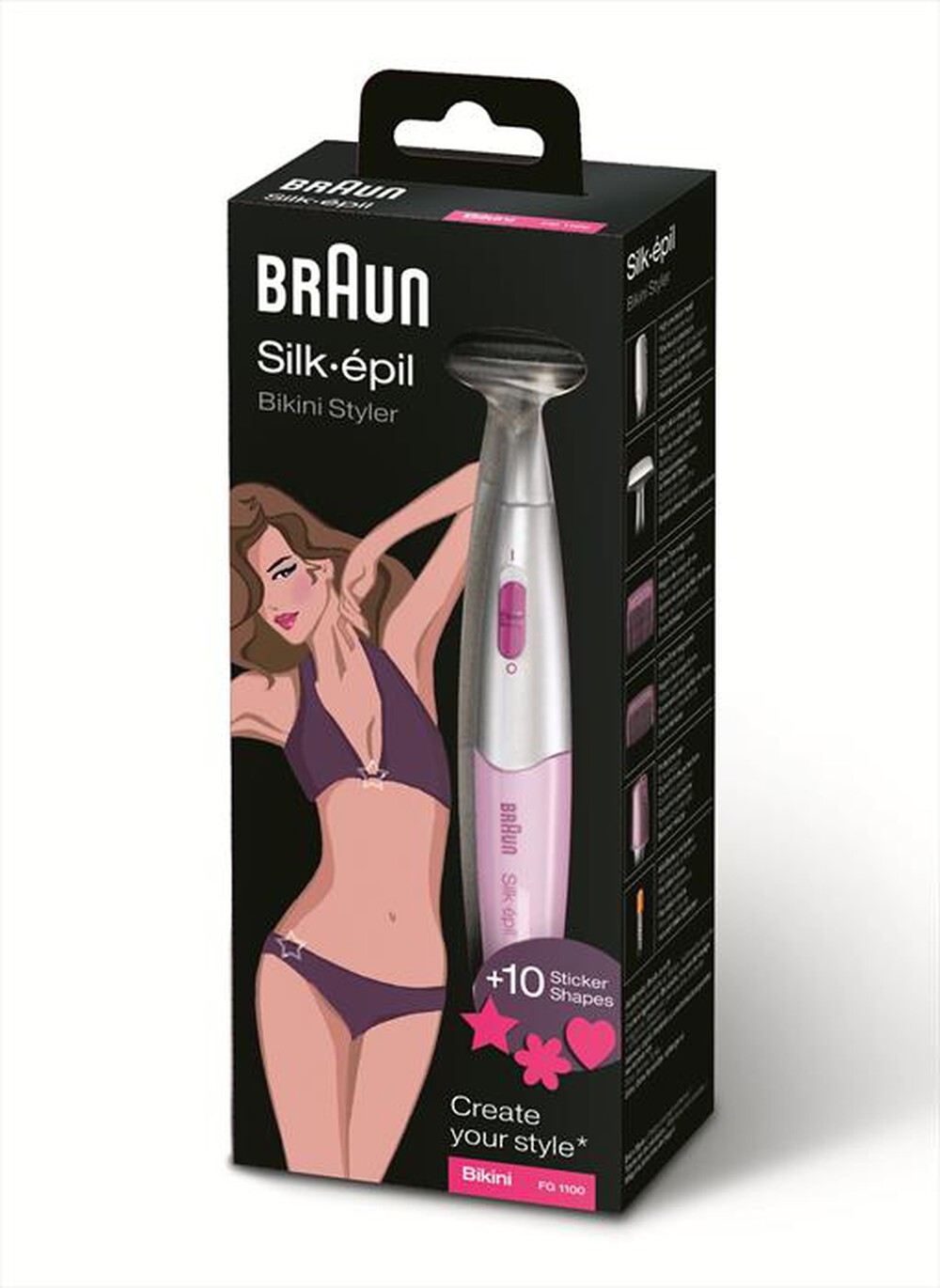 Immagine del prodotto BRAUN - Silk-&eacute;pil Bikini Styler FG1100-Rosa