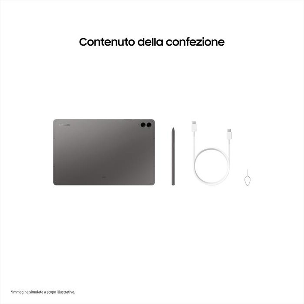 Immagine del prodotto SAMSUNG - Galaxy Tab S9 FE+ 8+128GB Wi-Fi-Gray