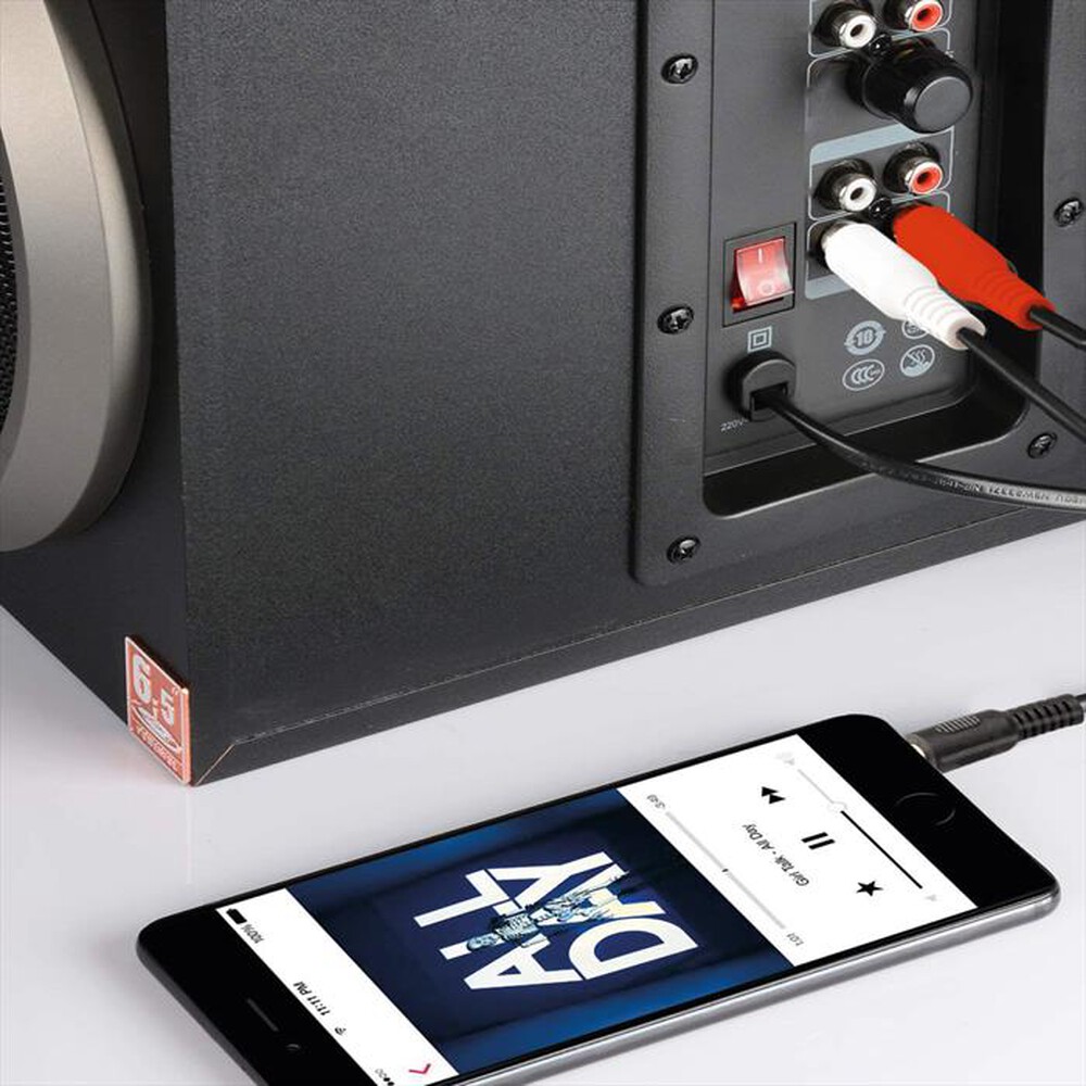 Immagine del prodotto EKON - Cavo audio Jack 3,5 mm-Nero