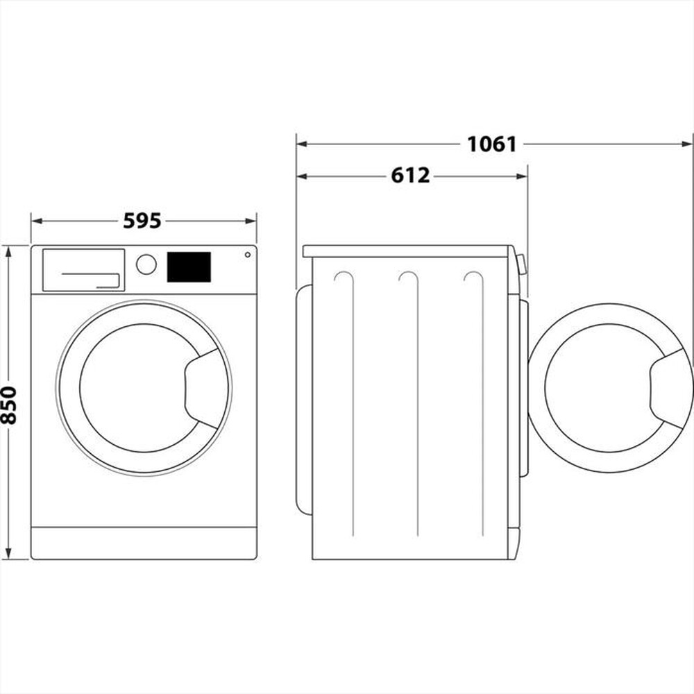 Immagine del prodotto INDESIT - Lavatrice INNEX STEAM BWE 81496X WKV IT 8 Kg - A-Bianco