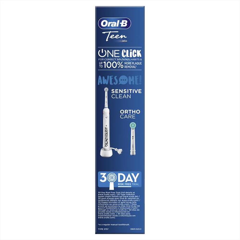 Immagine del prodotto ORAL-B - Spazzolino elettrico ricaricabile SMARTSERIES TEEN-Bianco