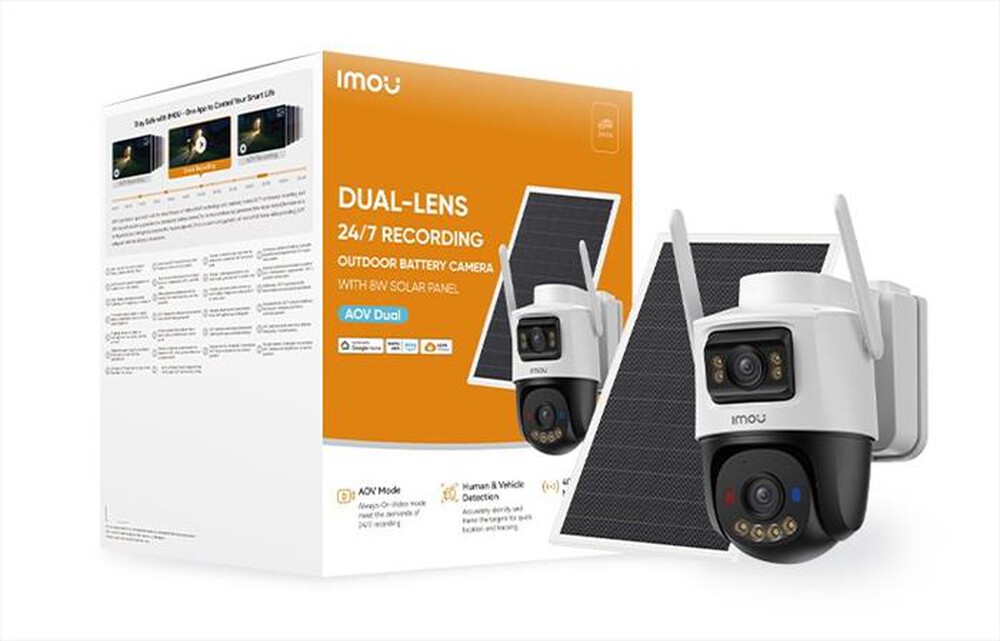 Immagine del prodotto IMOU - Telecamera da esterno AOV DUAL KIT-BIANCO