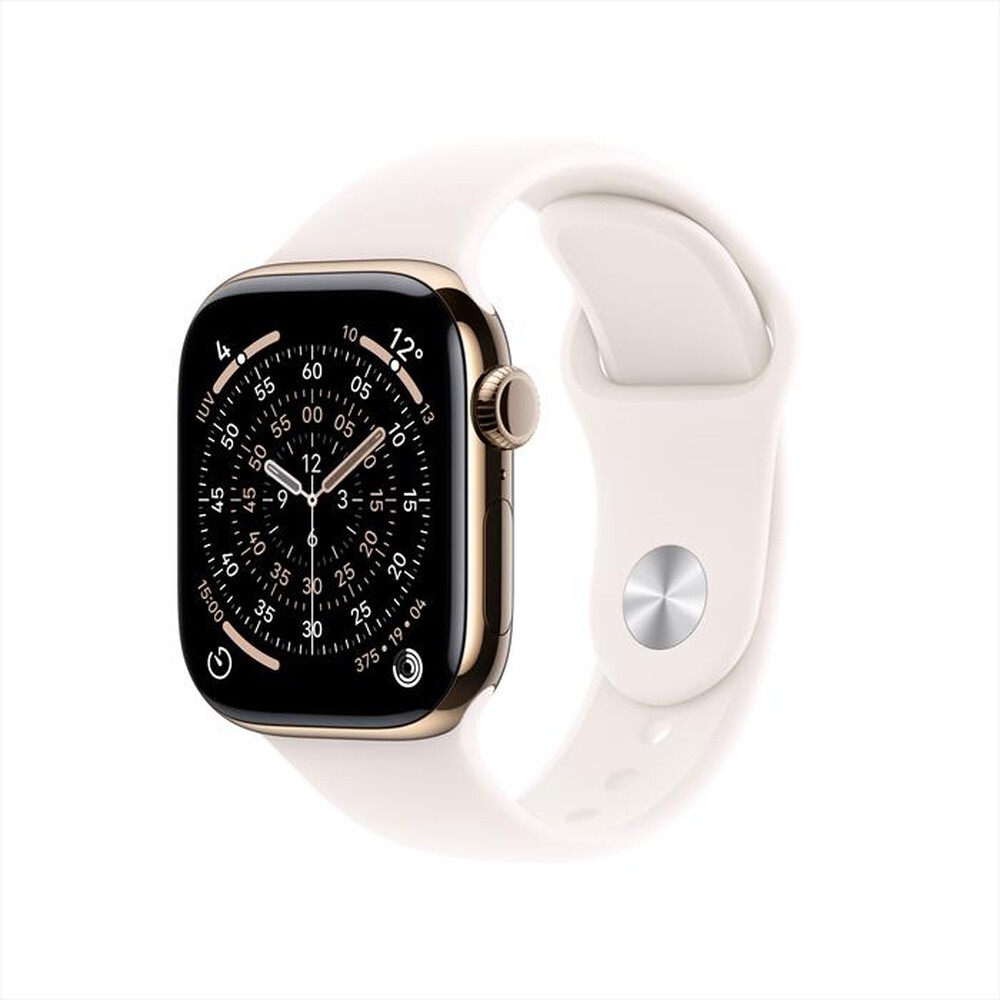 Immagine del prodotto APPLE - Watch Series 11 GPS + Cellular 42mm Titanio-Oro - Band Rosa Fard - S/M