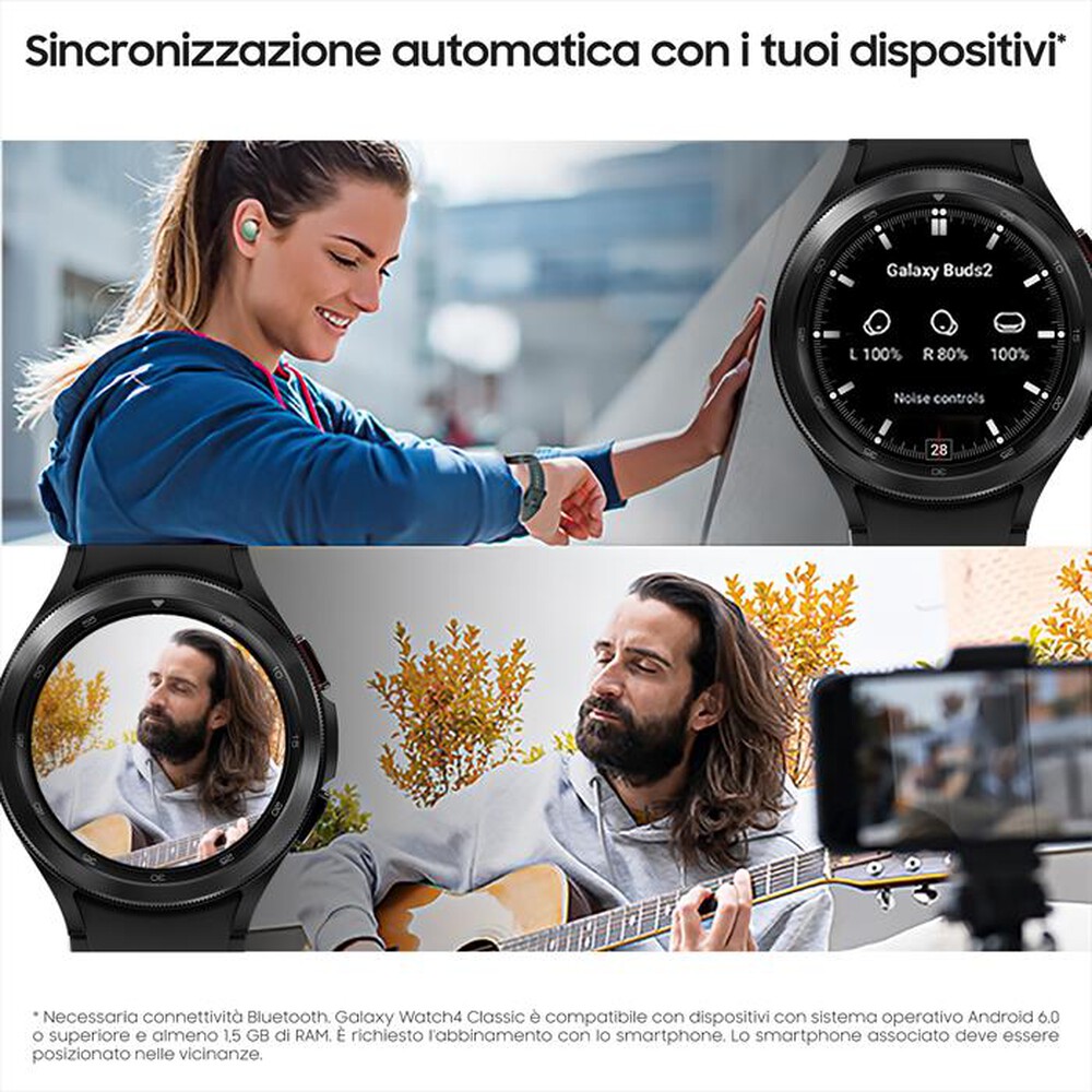 Immagine del prodotto SAMSUNG - GALAXY WATCH4 CLASSIC 46MM BT-Black